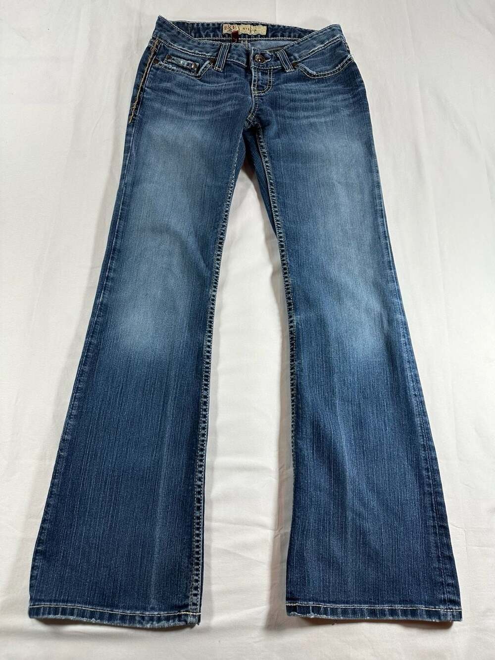 BKE Women's Boot Cut Jeans in Medium Blue Wash